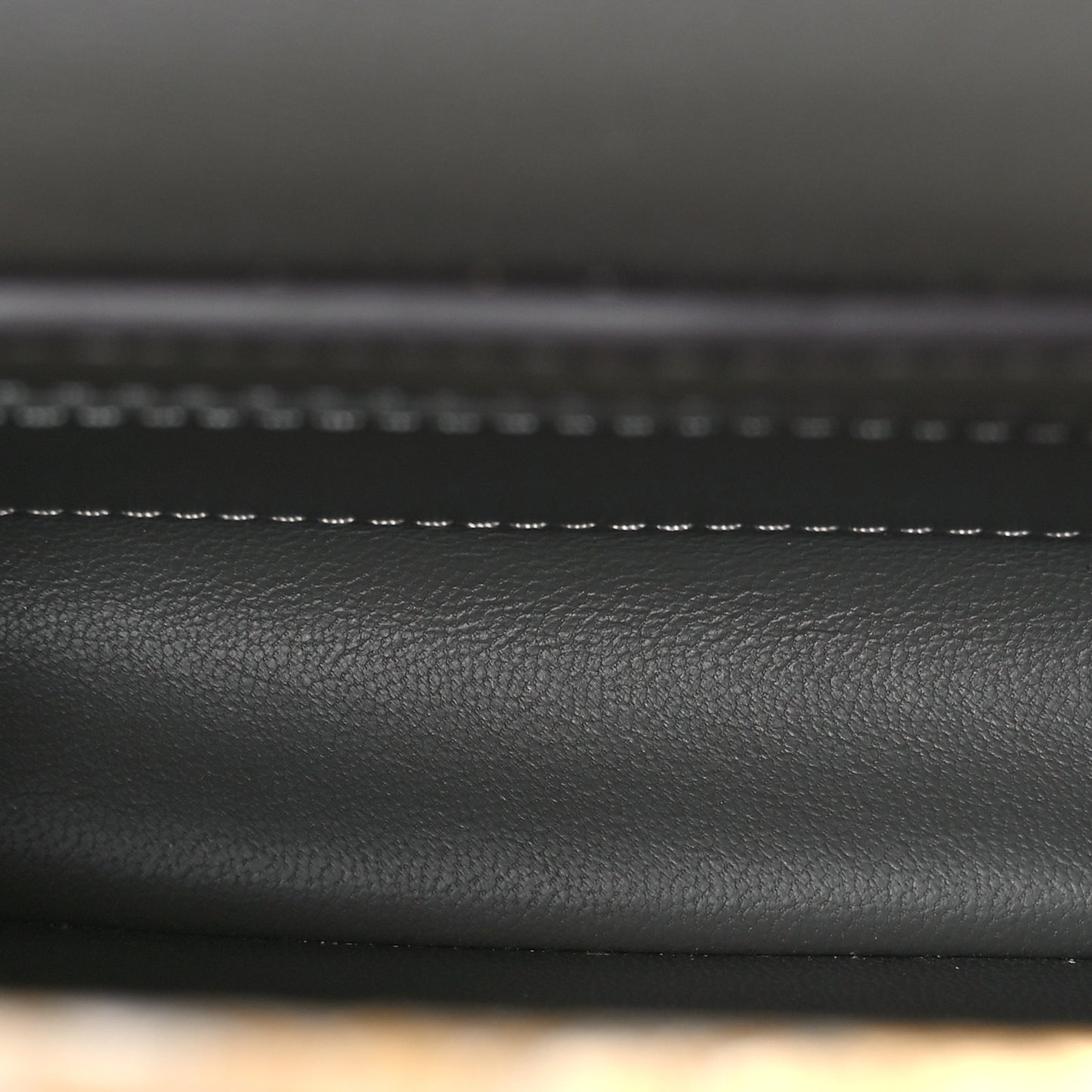 Metallic Snakeskin Capucines Mini Dore