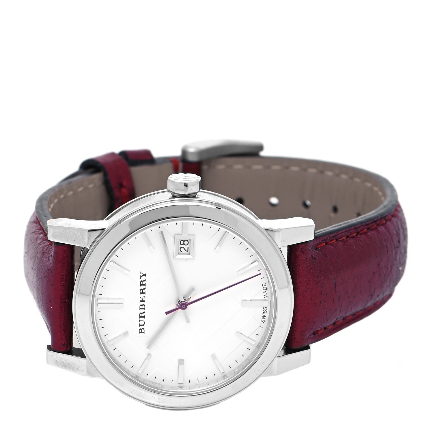 Burberry Stainless Steel Calfskin 34mm The City Quartz Watch BU9123 2 of 5