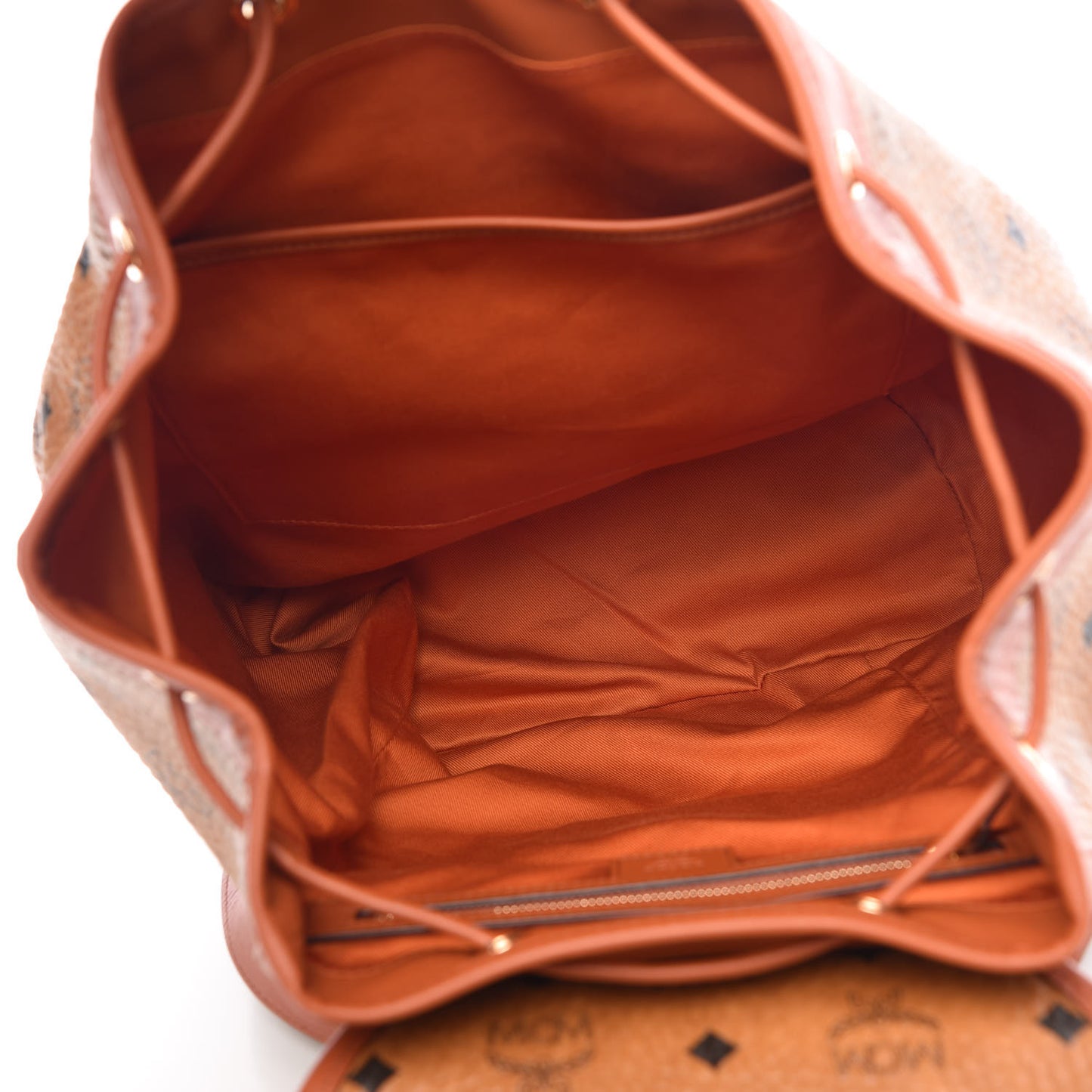 Visetos Medium Vintage Pocket Backpack Cognac