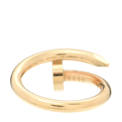 Cartier 18K Yellow Gold Juste Un Clou Ring 51 5.75 3 of 7