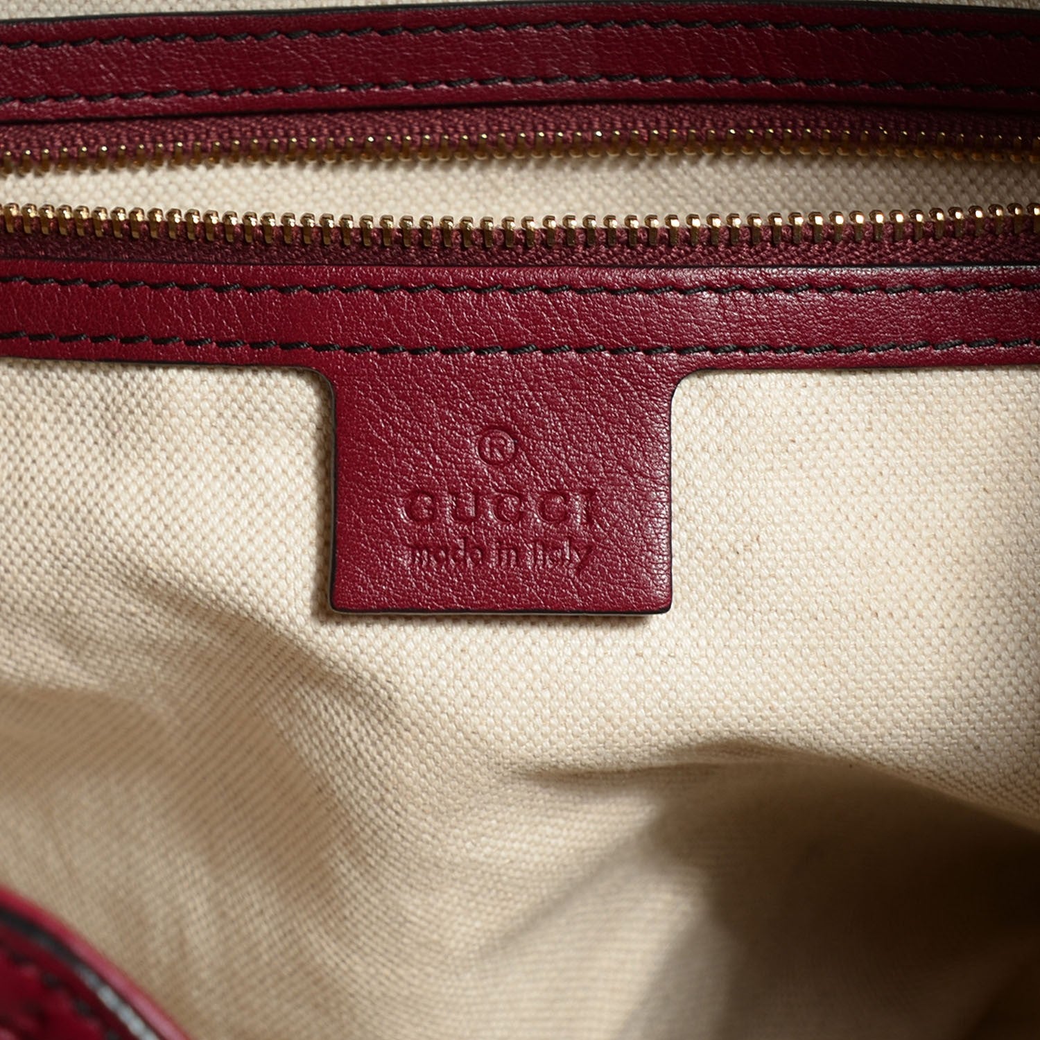 Gucci Soft Guccissima Medium Emily Hobo Classic Ruby 6 of 9