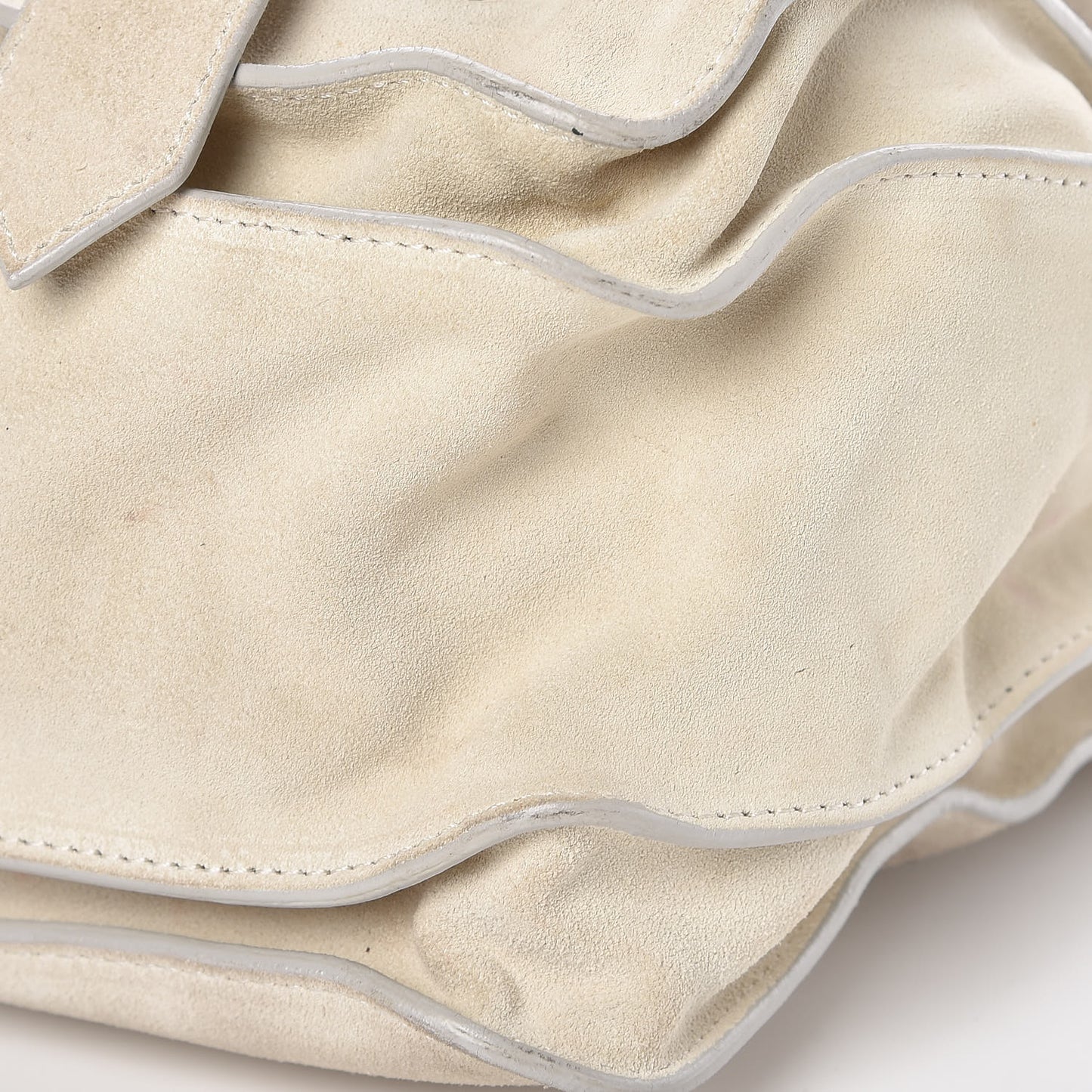Suede PS1 Medium Satchel Ivory