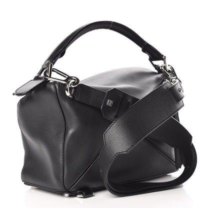 Loewe Calfskin Small Puzzle Bag Black 3 of 8