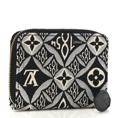 Louis Vuitton Jacquard Since 1854 Zippy Coin Purse Grey 3 of 10