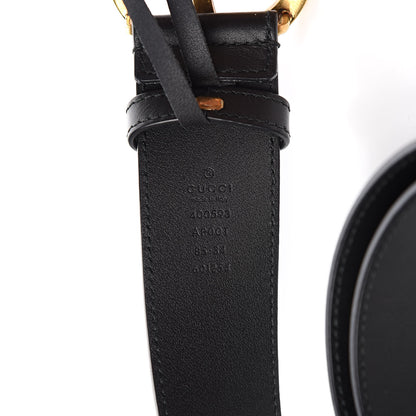 Gucci Calfskin Double G 40mm Belt 85 34 Black 6 of 7