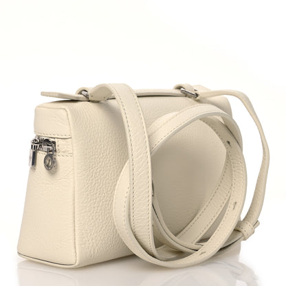 Loro Piana Grained Calfskin L19 Extra Pocket Pouch Whisper White 3 of 9