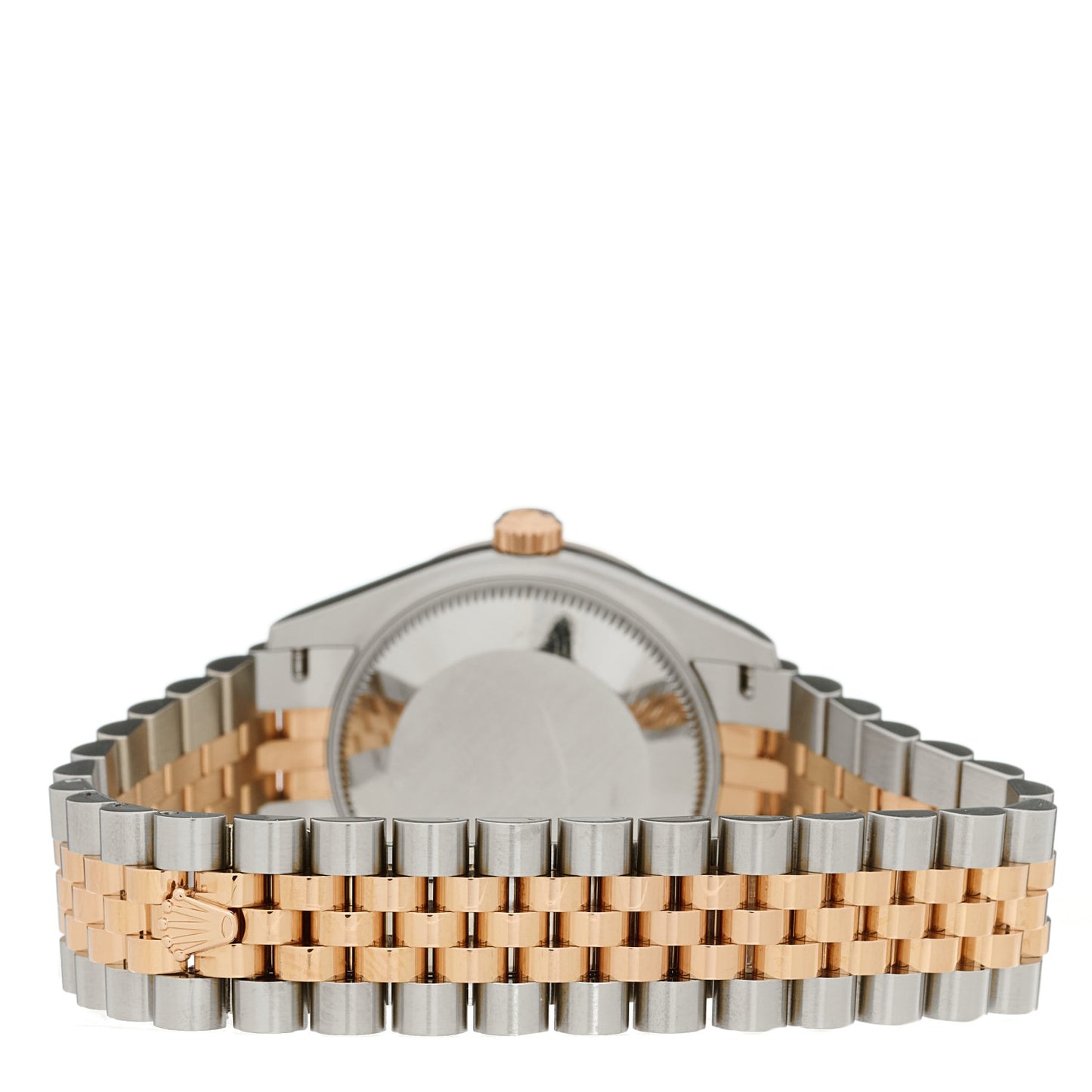 Stainless Steel 18K Everose Gold Diamond 31mm Oyster Perpetual Datejust Watch Chocolate 278271