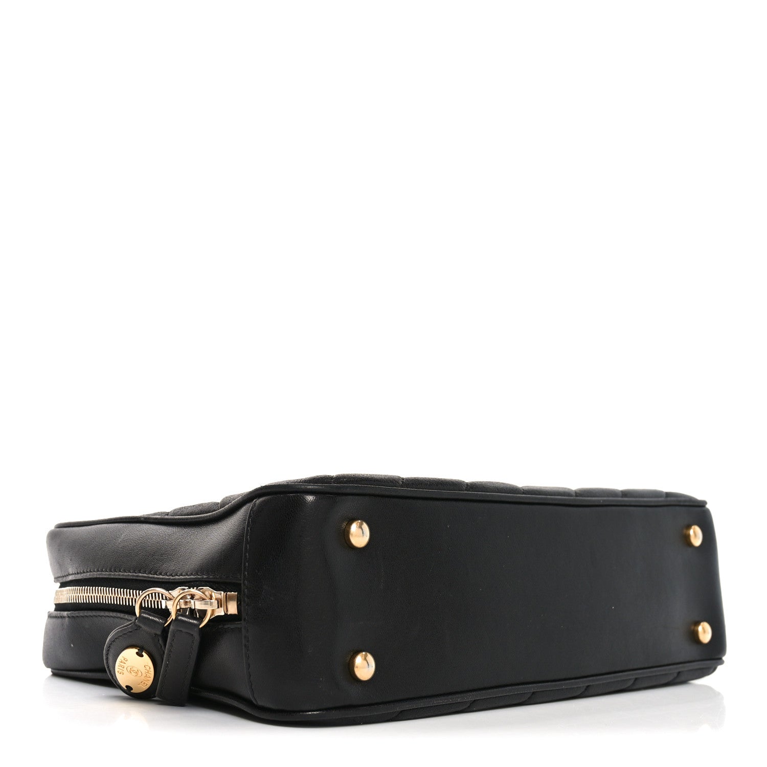 Chanel Lambskin Quilted Coco Vintage Camera Case Black 4 of 10