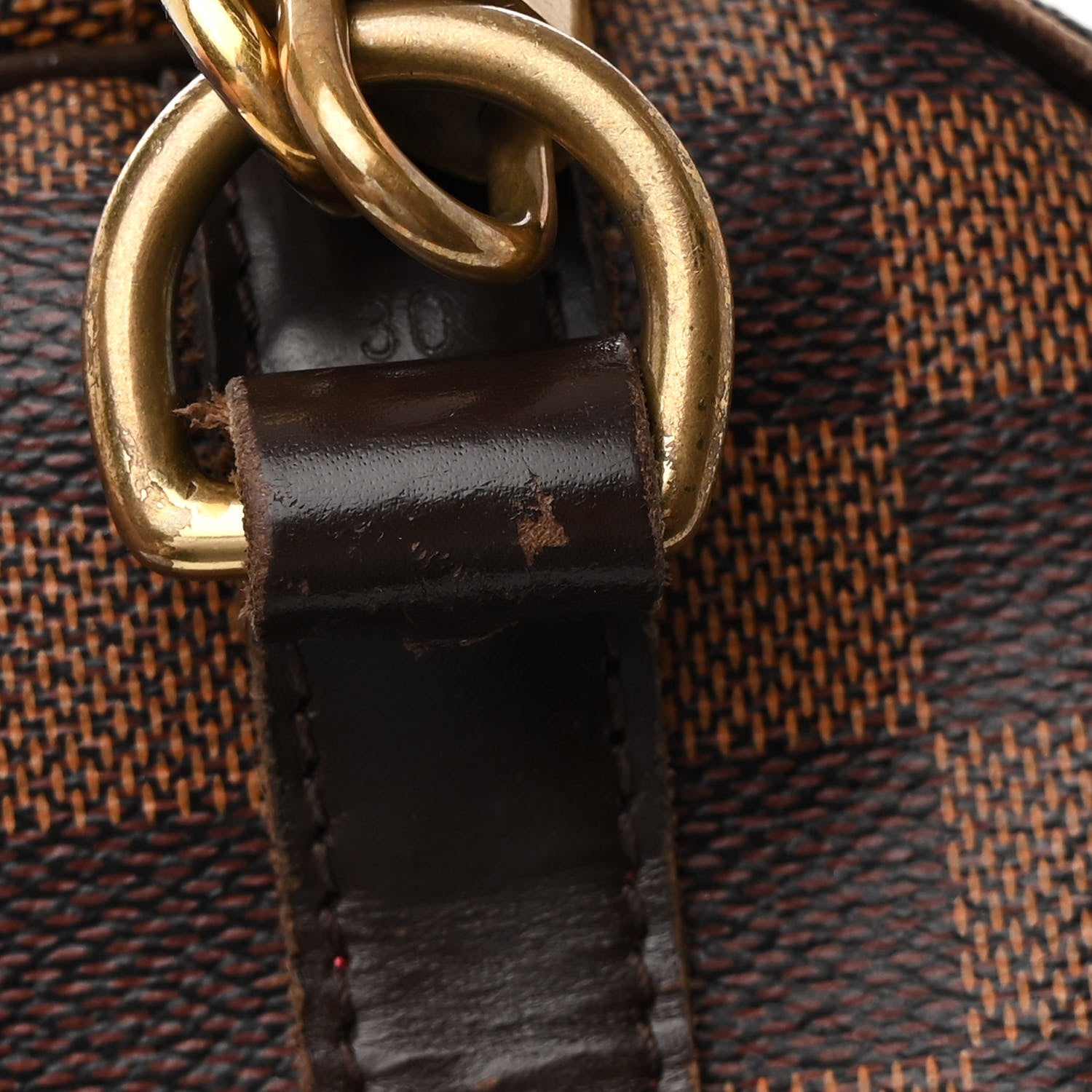 Louis Vuitton Damier Ebene Speedy Bandouliere 30 12 of 16