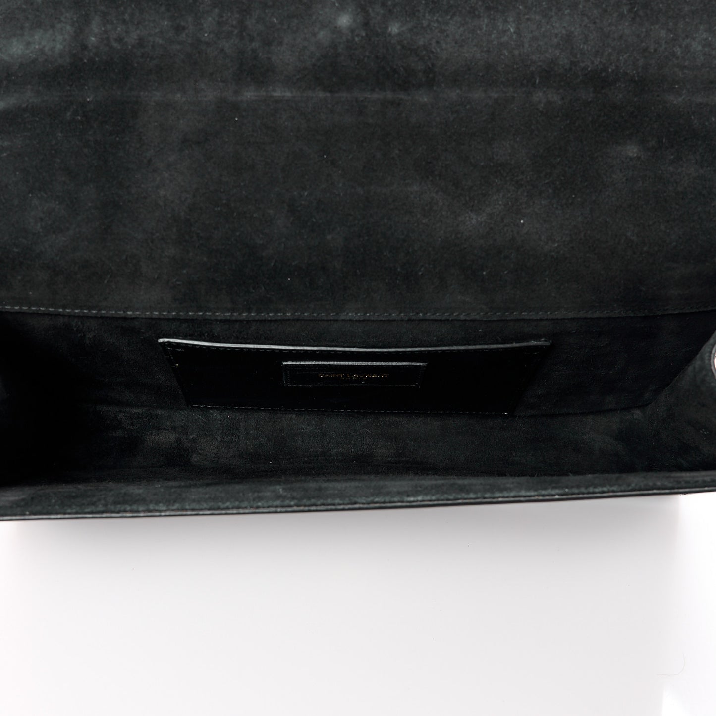 Patent Cassandre Tassel Clutch Black
