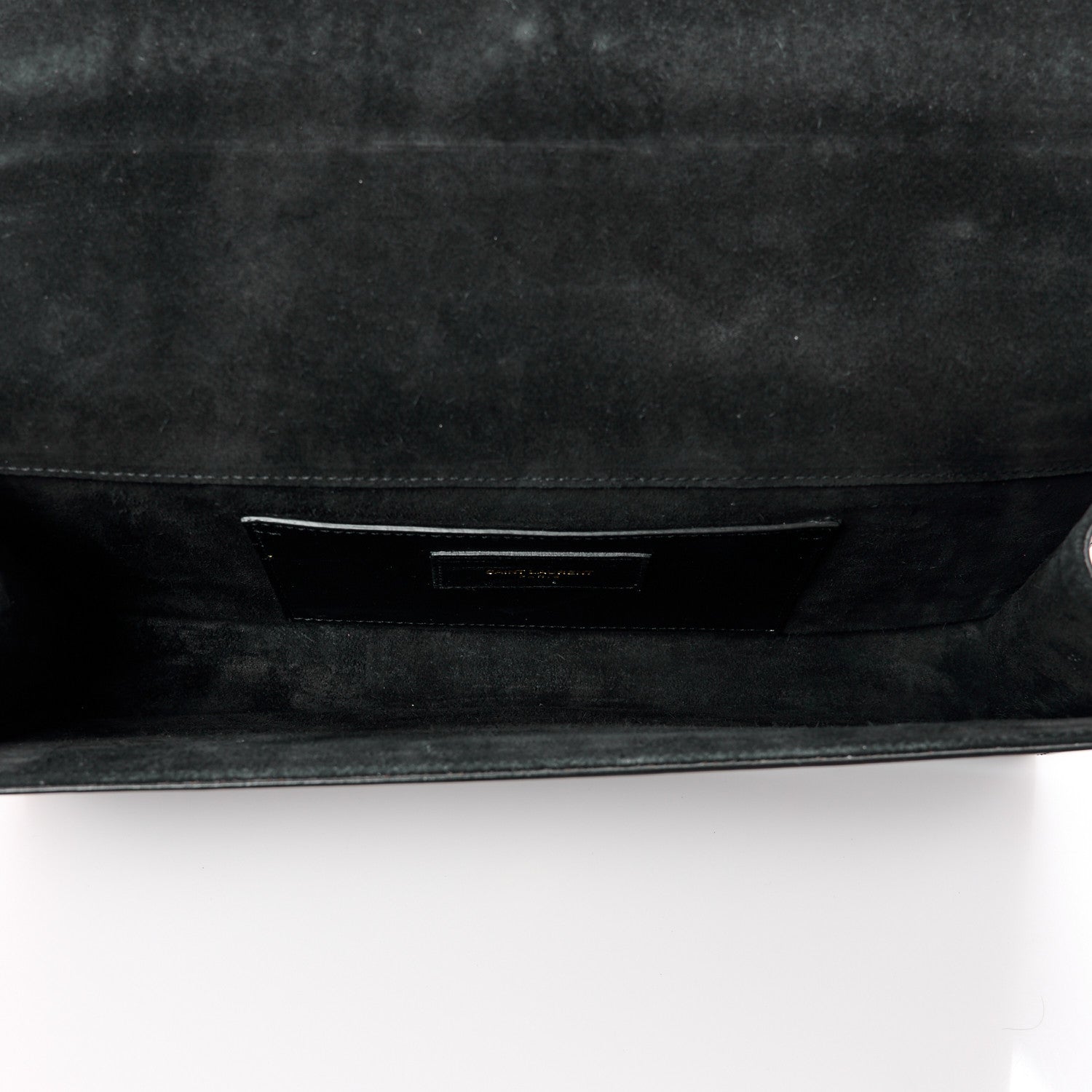 Saint Laurent Patent Cassandre Tassel Clutch Black 5 of 12