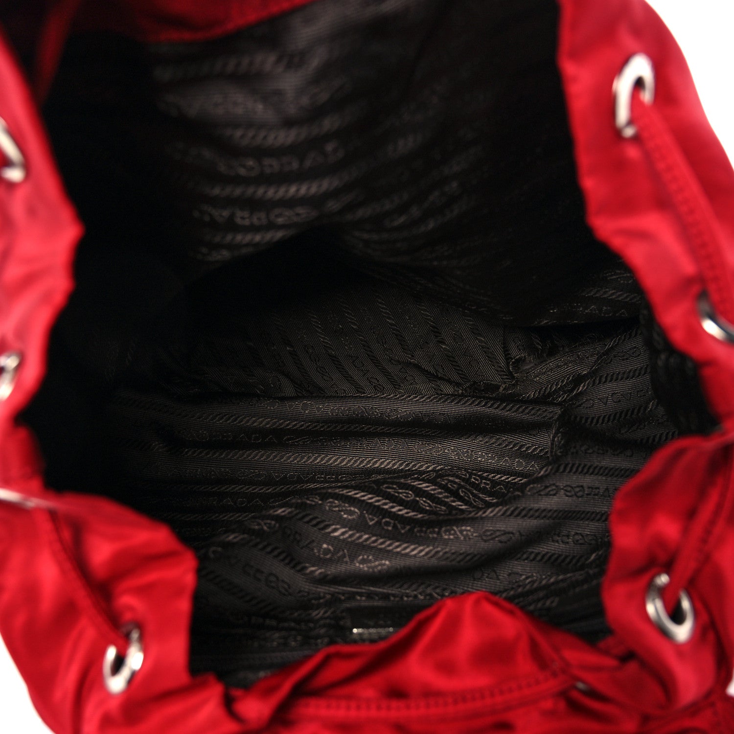 Prada Nylon Vela Single Buckle Backpack Rosso 9 of 16