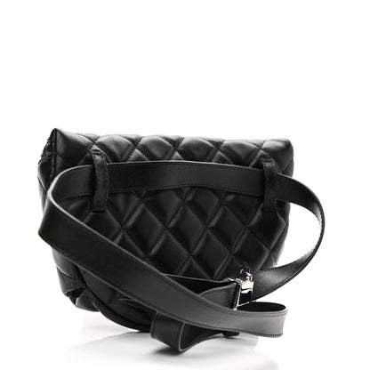 Chanel Calfskin Quilted Waist Belt Bag Black 3 of 10