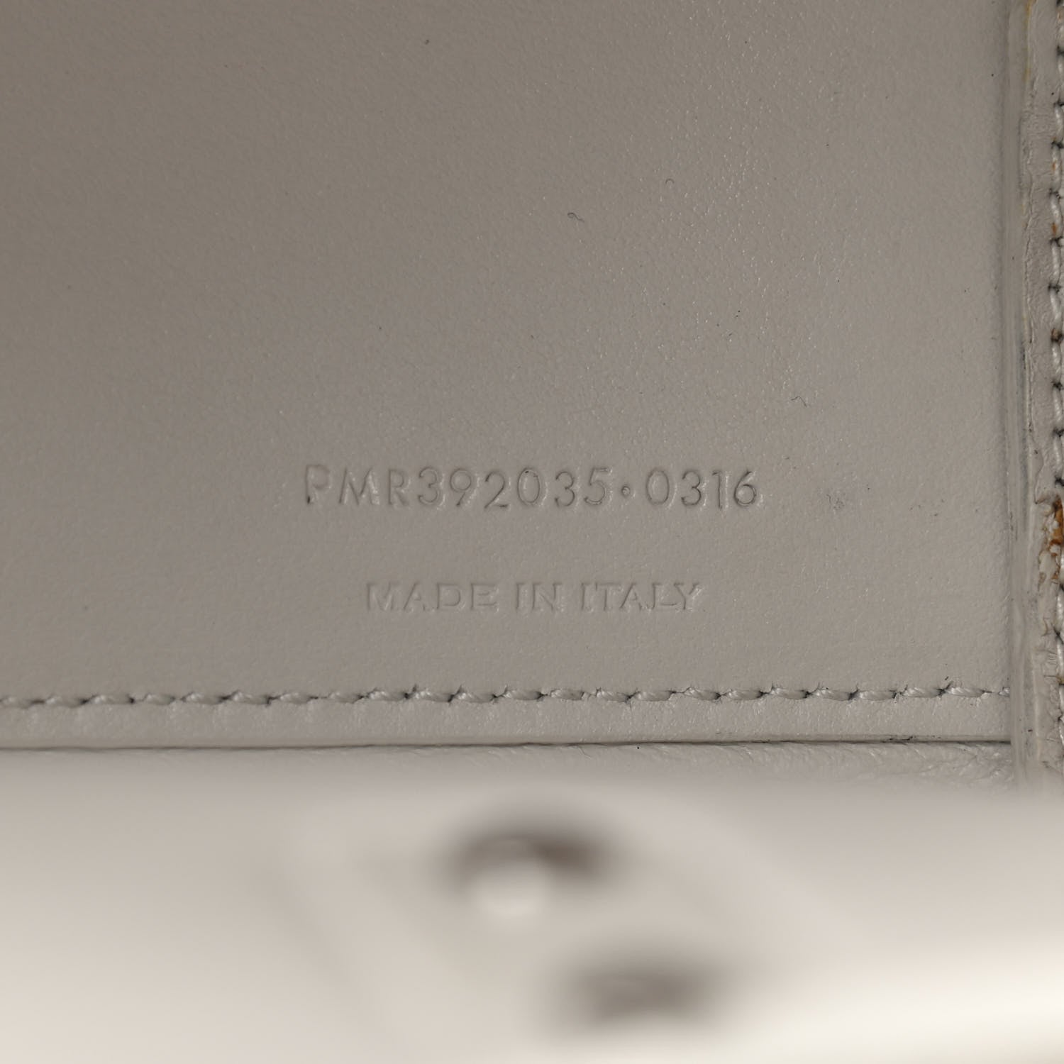 Saint Laurent Grained Calfskin Nano Sac de Jour Dove White 9 of 11