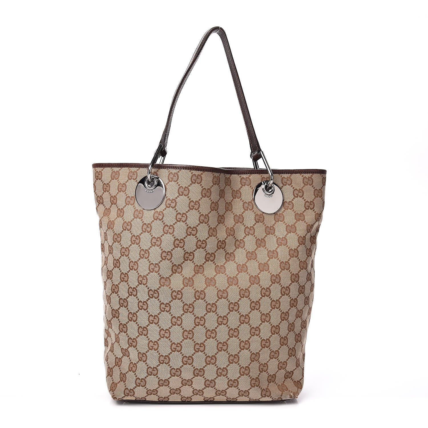 Gucci Monogram Large Eclipse Tote Brown 1 of 12