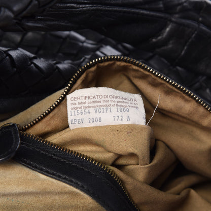 Bottega Veneta Nappa Intrecciato Pleated Large Veneta Hobo Black 8 of 14