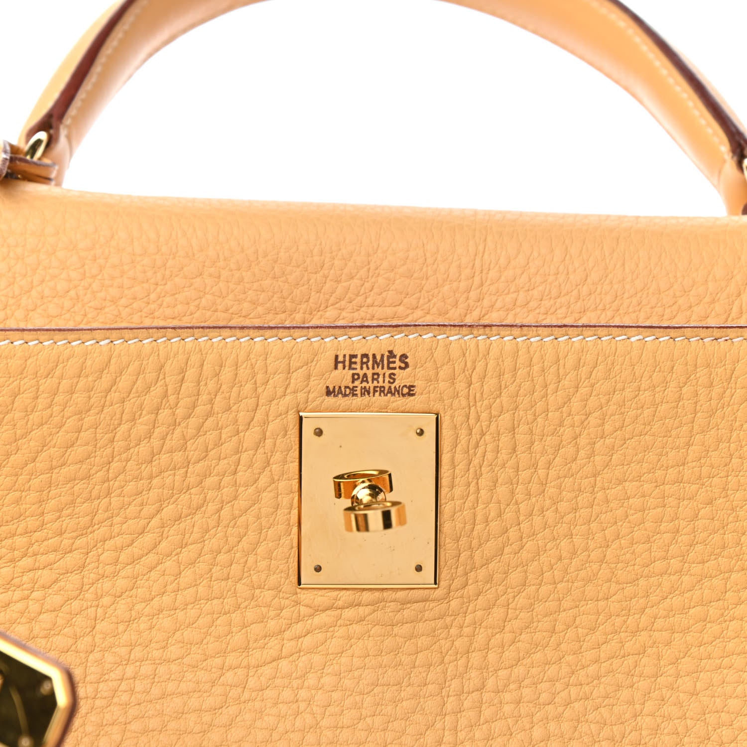 Hermes Taurillon Clemence Kelly Retourne 32 Sable 7 of 10