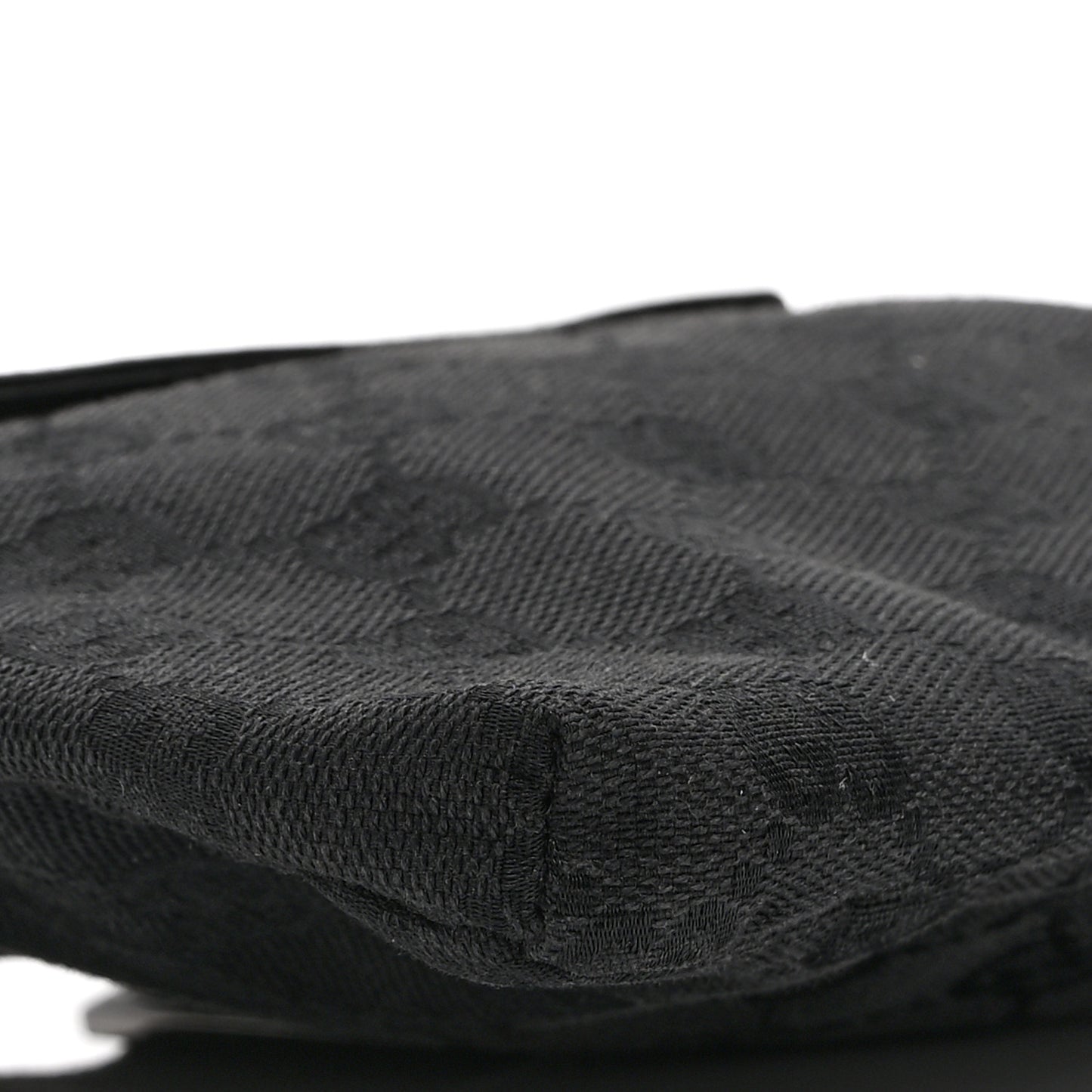 GG Monogram Double Pocket Belt Bag Black