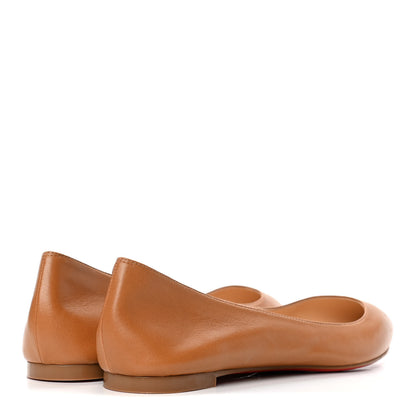 Christian Louboutin Shiny Nappa Ballalla Flats 40 Safari 3 of 4
