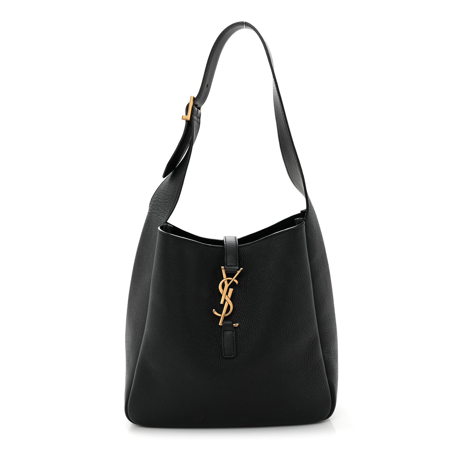 Grained Calfskin Small Le 5 A 7 Soft Hobo Black