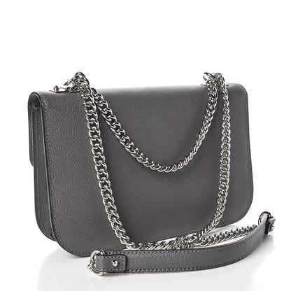 Alexander McQueen Calfskin Medium Insignia Flap Grey 3 of 8