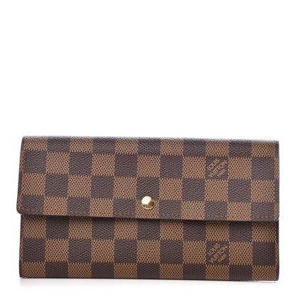 Louis Vuitton Damier Ebene Sarah Wallet 1 of 7