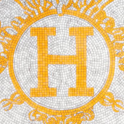Hermes Porcelain Mosaique Au 24 Tart Platter 12.6" 2 of 5