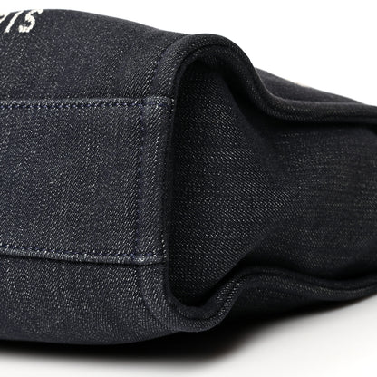 Chanel Denim Mini Deauville Tote Dark Blue 9 of 11