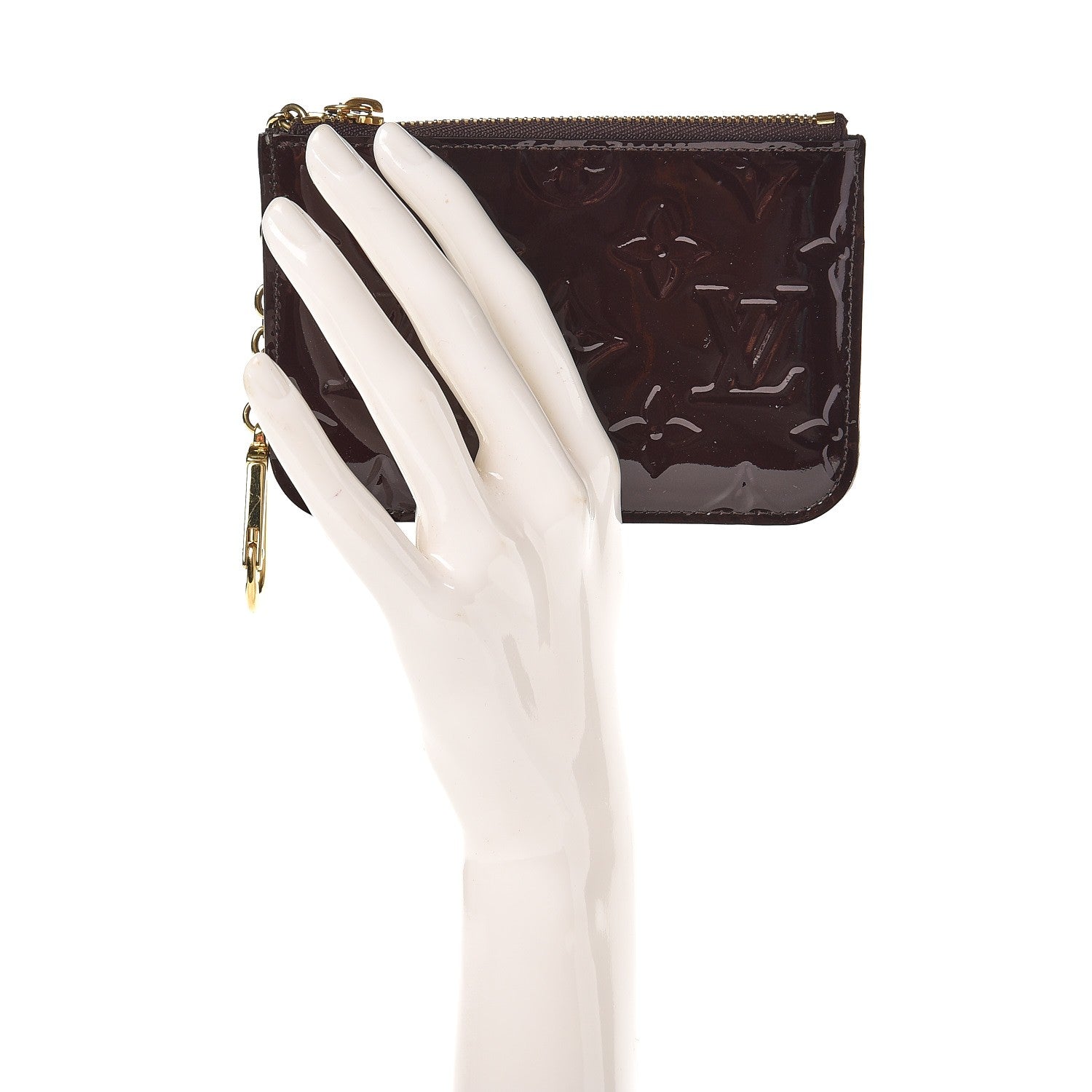 Louis Vuitton Vernis Key Pouch Amarante 2 of 6