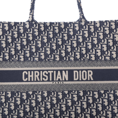Christian Dior Oblique Book Tote Blue Multicolor 8 of 10