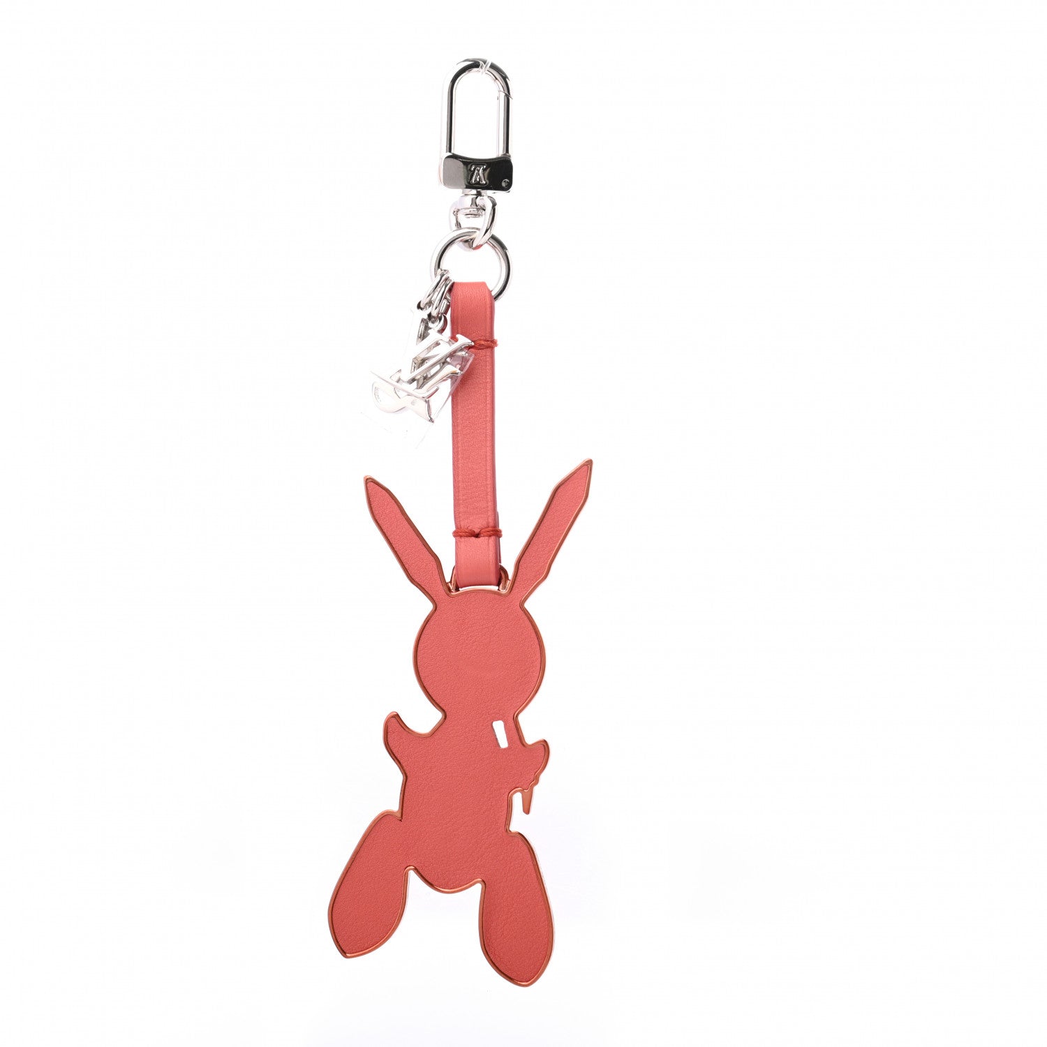 Louis Vuitton Calfskin Jeff Koons Masters LV Rabbit Bag Charm Key Ring 1 of 4