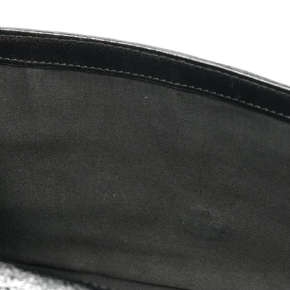 Saint Laurent Textured Patent Monogram Large Belle De Jour Clutch Black 10 of 12