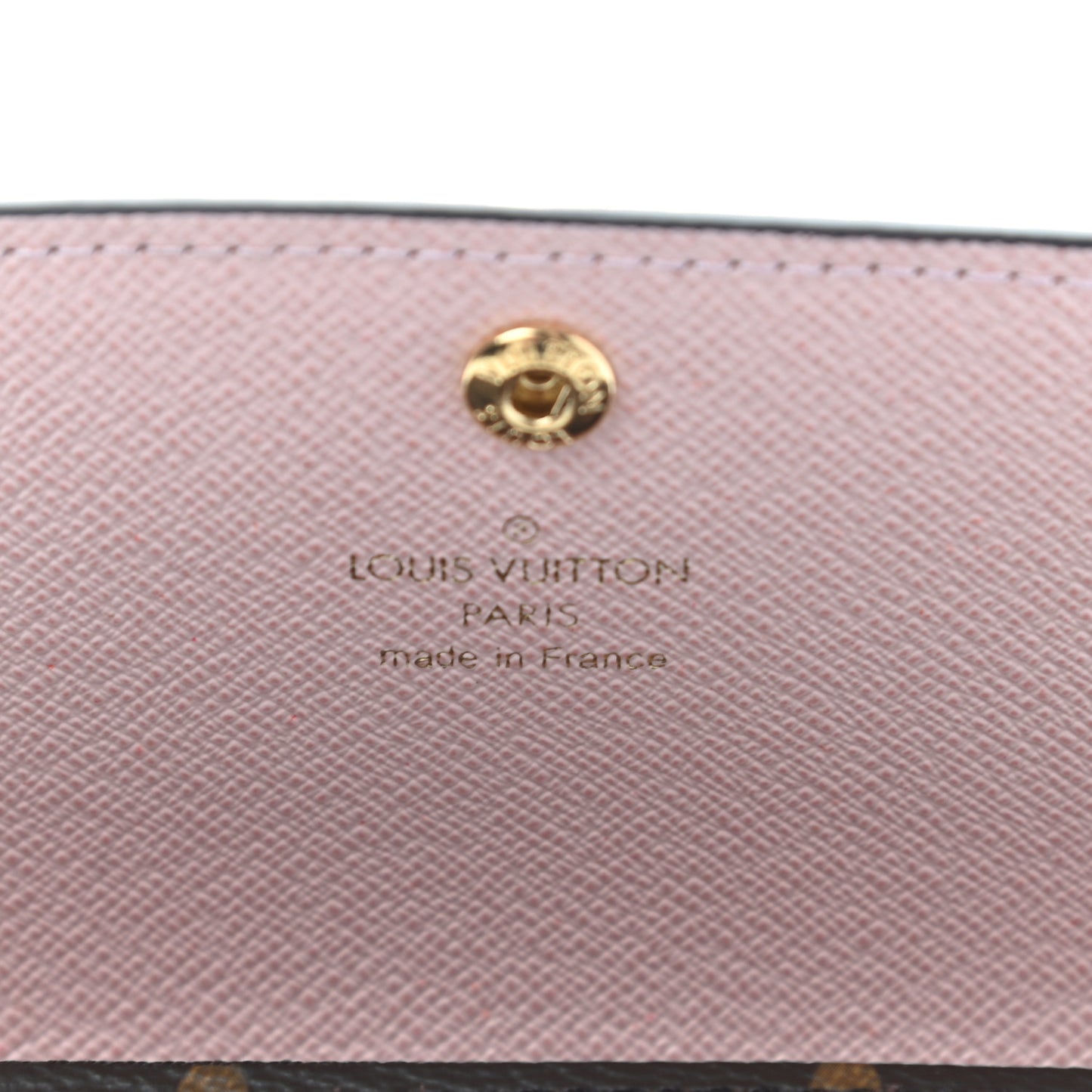 Monogram Emilie Wallet Rose Ballerine