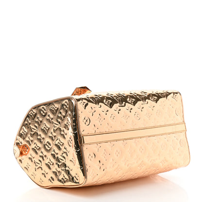 Louis Vuitton Monogram Miroir Speedy 35 Gold 4 of 8