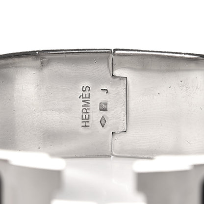 Hermes Enamel Wide Clic Clac H Bracelet PM Black 4 of 4