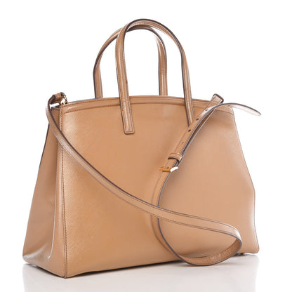 Prada Saffiano Vernice Shopping Tote Cammeo 4 of 11
