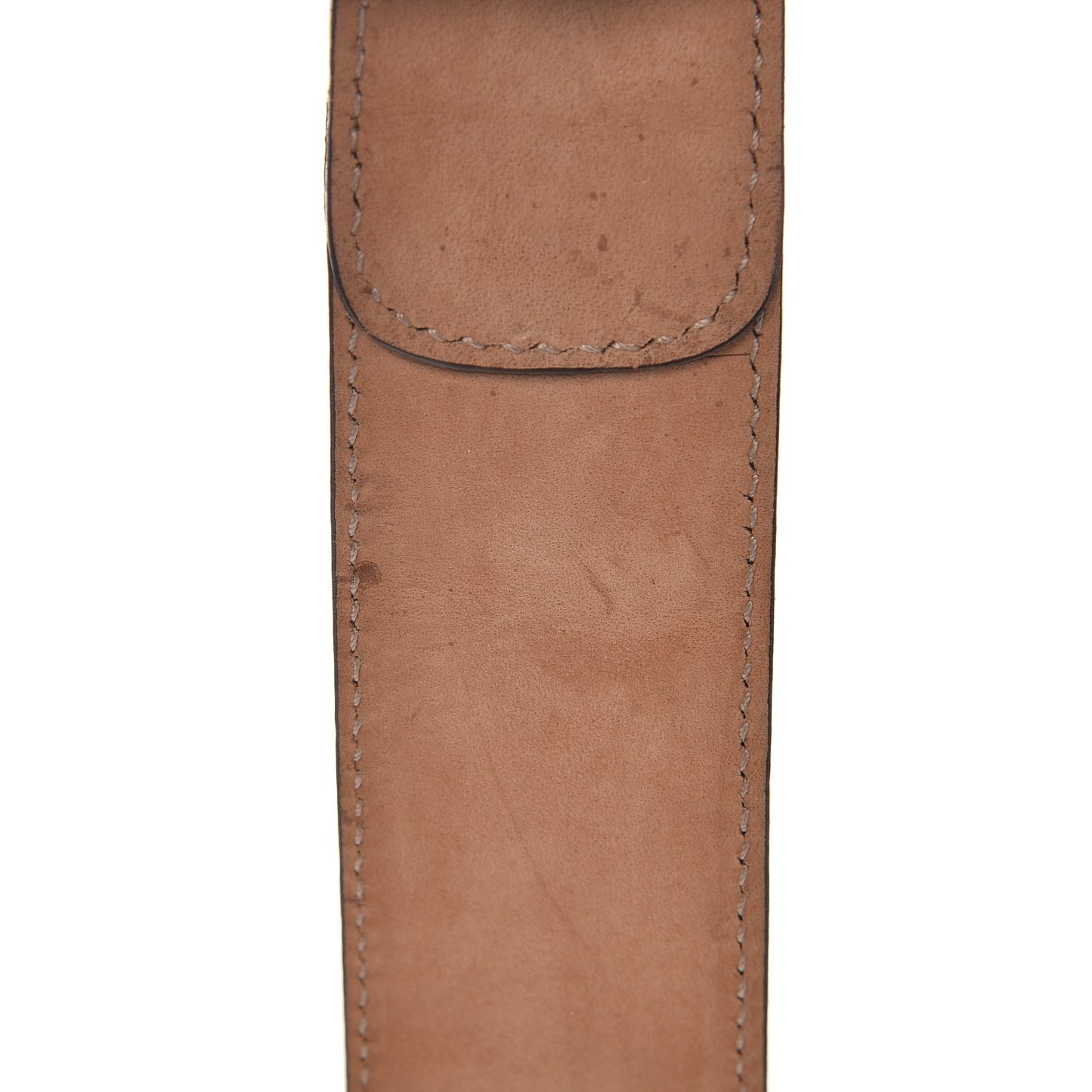 Crystal Monogram Interlocking G Belt 100 40 Dark Brown