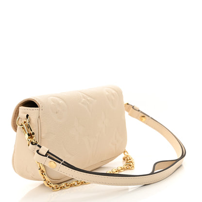 Louis Vuitton Empreinte Monogram Giant Ivy Wallet On Chain Cream 3 of 10