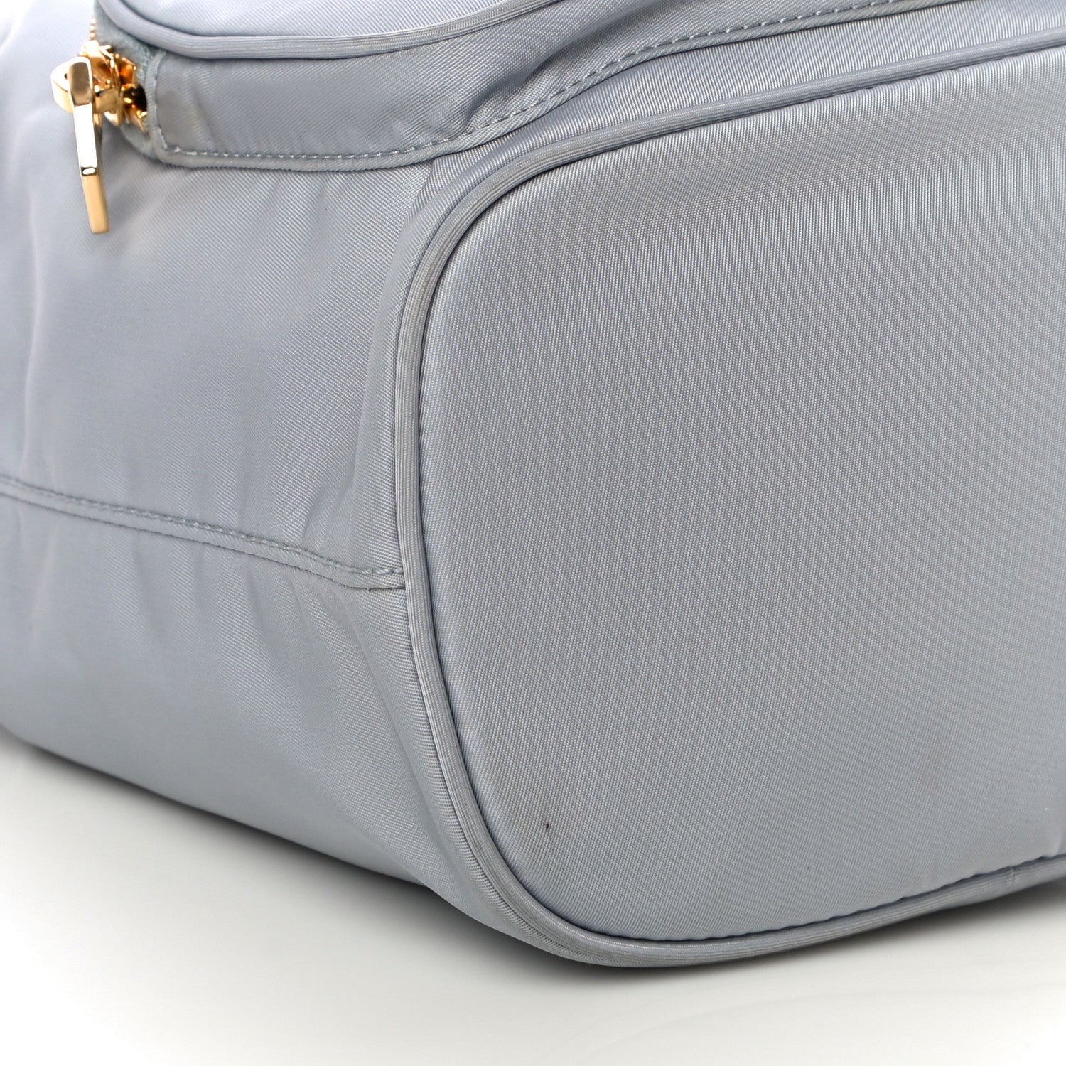 Prada Re-Nylon Saffiano Duet Bucket Crossbody Bag Fiordaliso 9 of 10