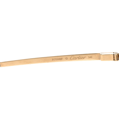 Cartier Metal Santos de Cartier Pilot Sunglasses CT0385S Gold 5 of 7