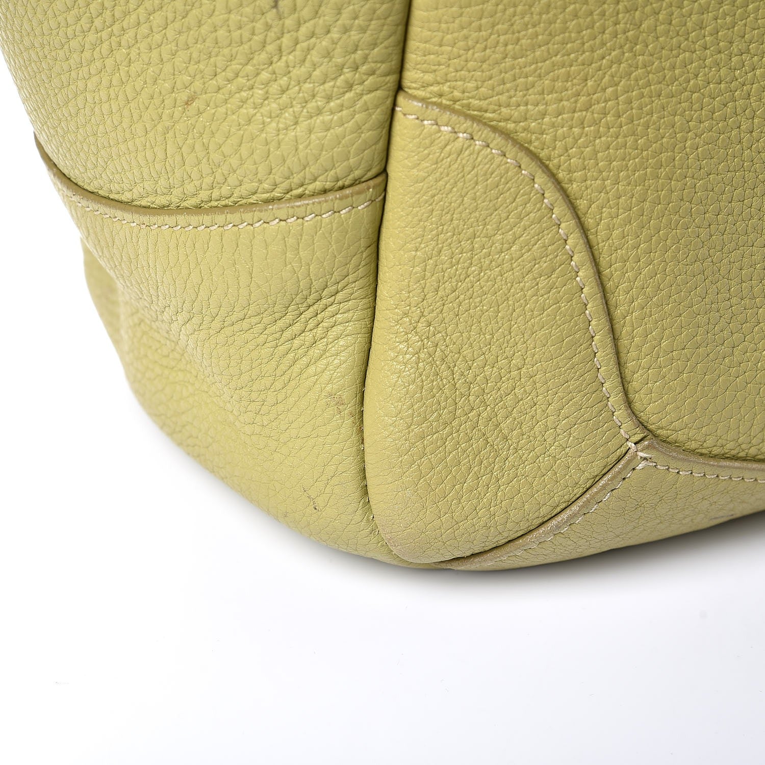 Prada Vitello Daino Side Pocket Hobo Green 18 of 22
