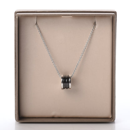 Bulgari Sterling Silver Ceramic Save The Children Pendant Necklace 5 of 5