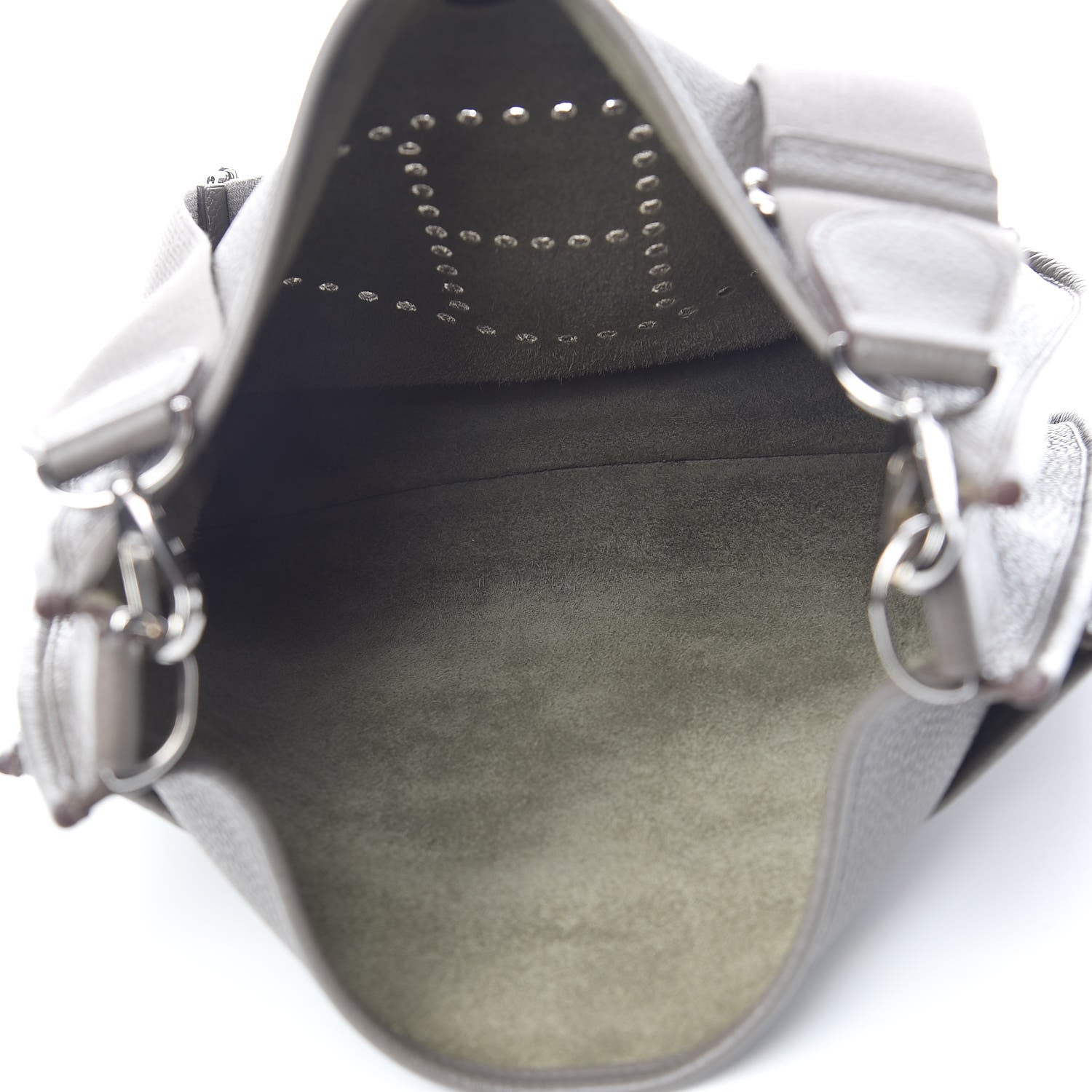 Hermes Taurillon Clemence Evelyne III GM Etain 5 of 15