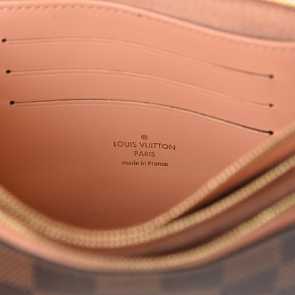 Louis Vuitton Damier Ebene Double Zip Pochette 5 of 9
