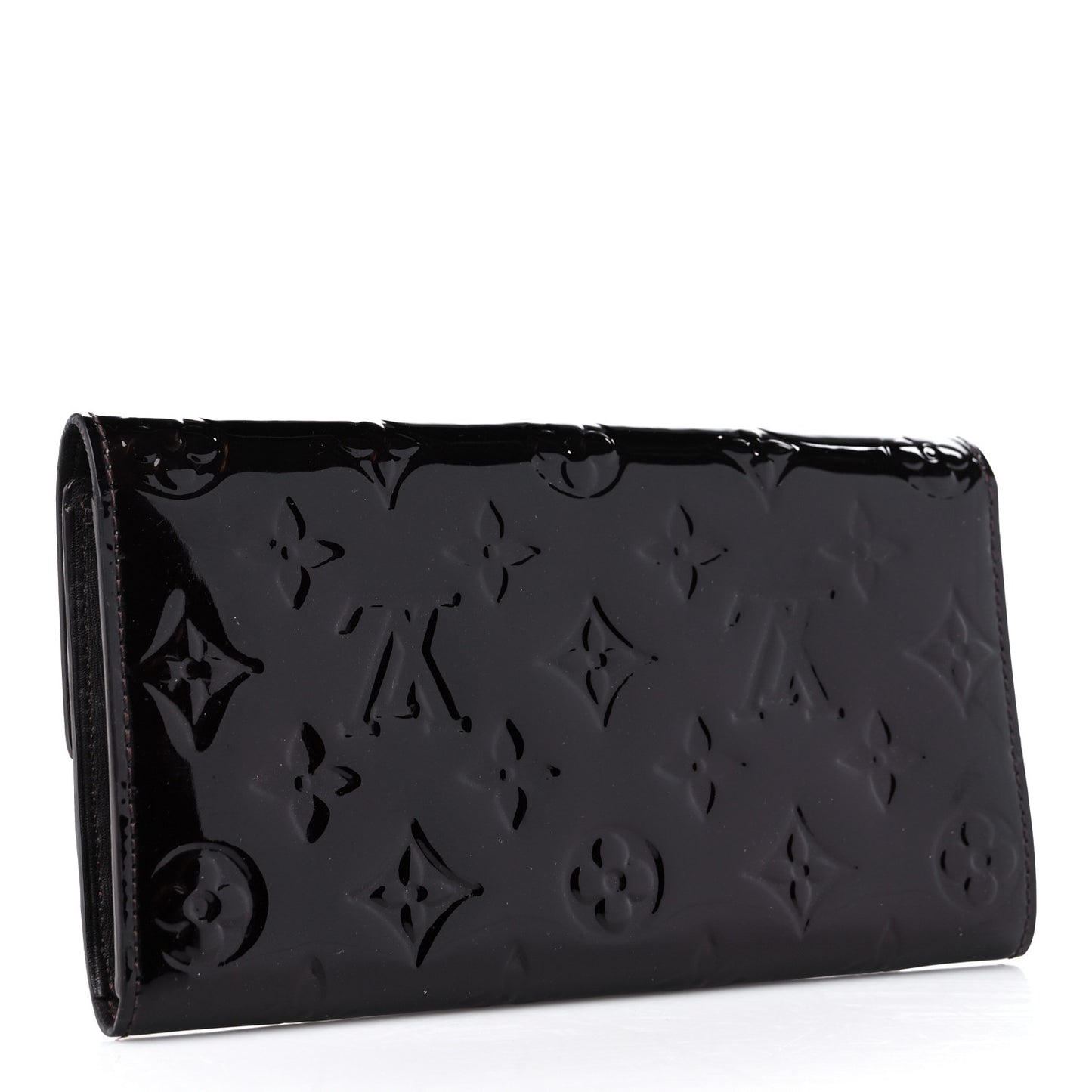LOUIS VUITTON Vernis Sarah Wallet Rouge Fauviste