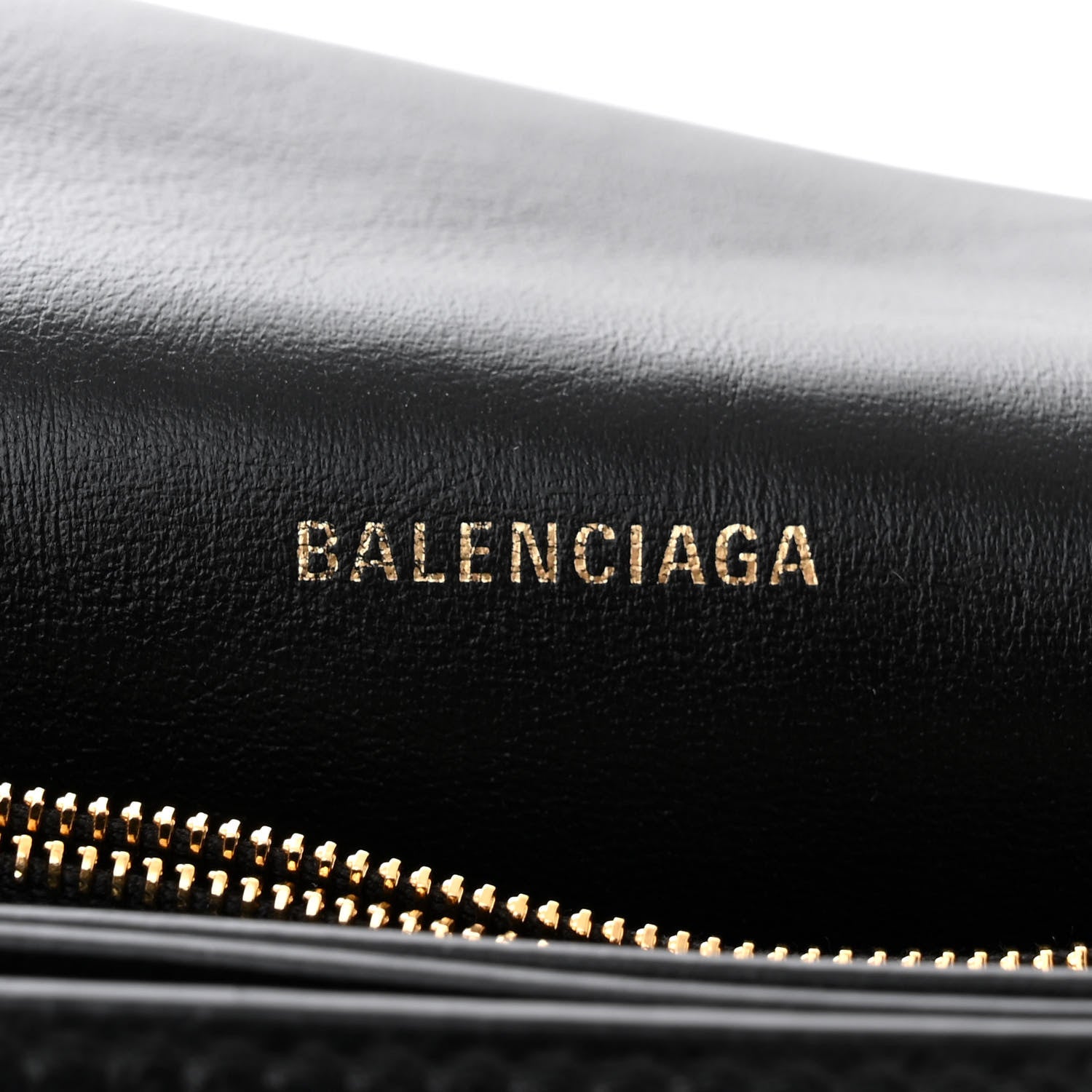Balenciaga Crushed Calfskin Medium Crush Chain Bag Black 6 of 10