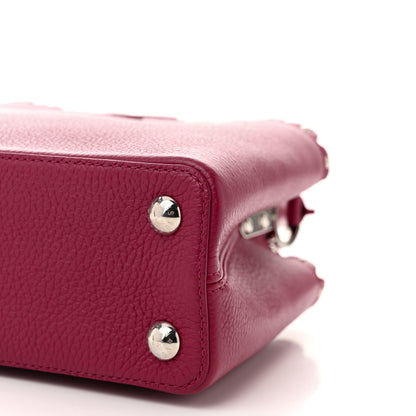 Louis Vuitton Taurillon Lace Croquets Capucines BB Groseille 9 of 9