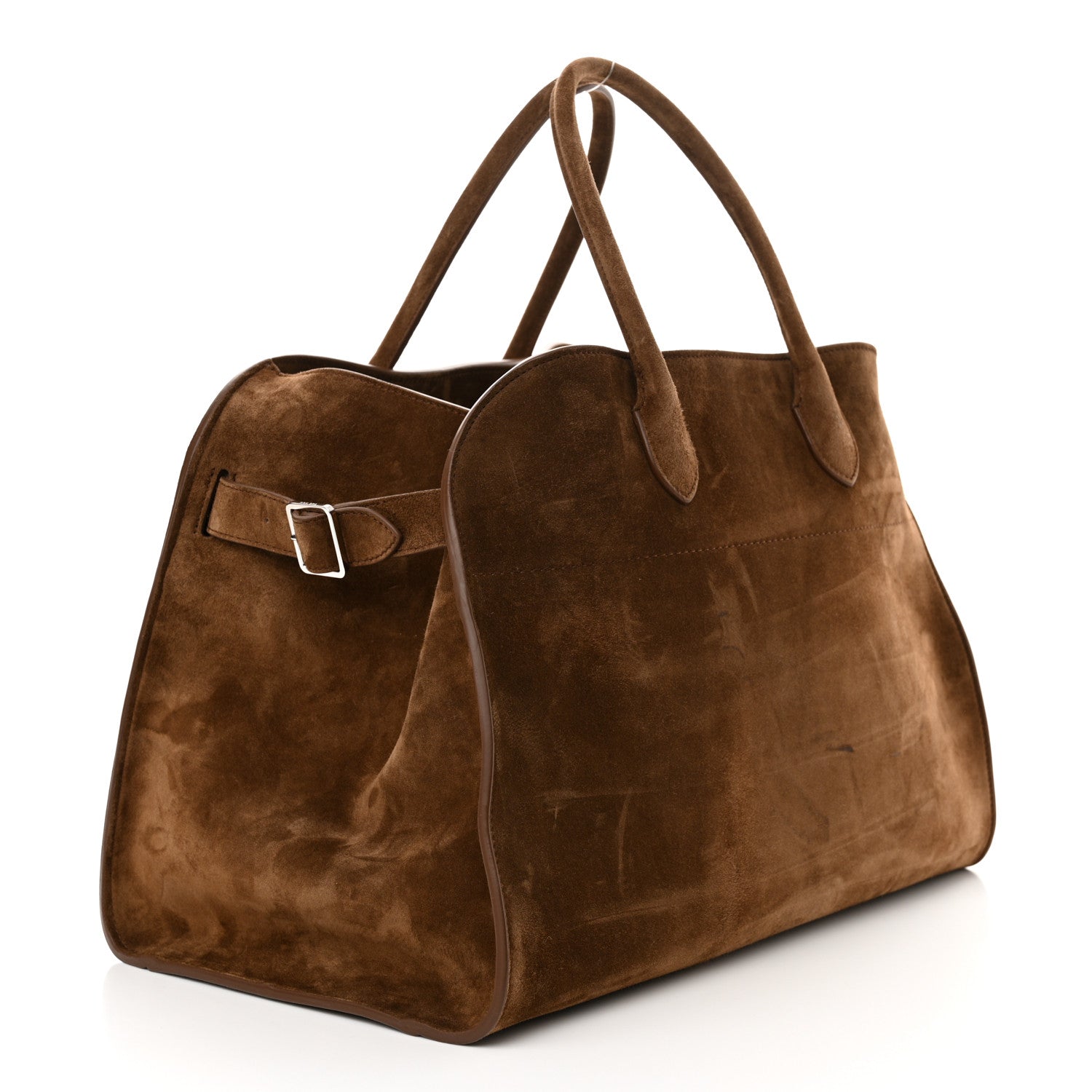 The Row Suede Soft Margaux 15 Desert 3 of 9