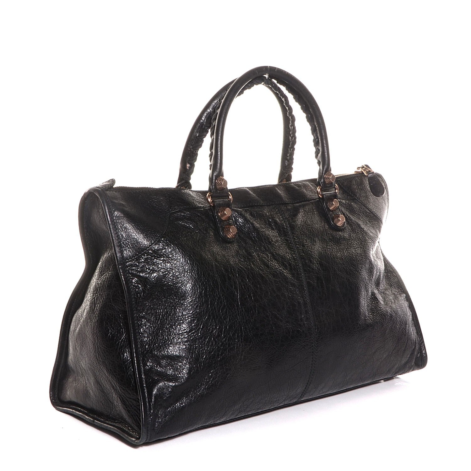 Balenciaga Agneau Giant 12 Rose Gold Hardware Work Black 3 of 11