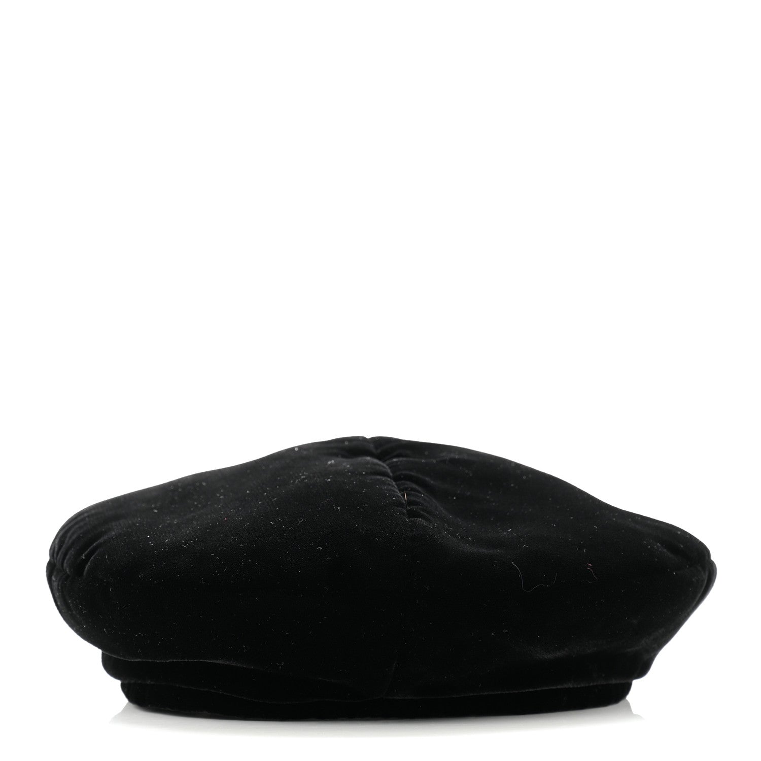 Chanel Velvet Beret Hat Black 4 of 10